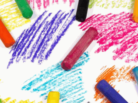 Crayon stain
